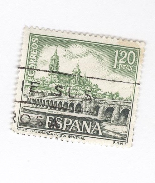 Edifil 1876. Salamanca vista general