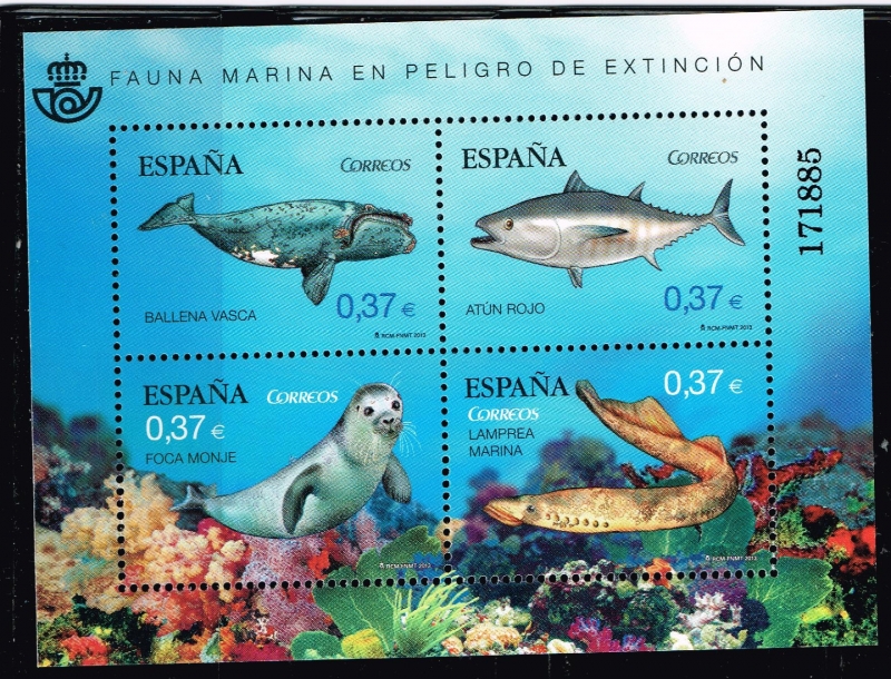 Edifil  4799  Fauna Marina en peligro de extinción.  