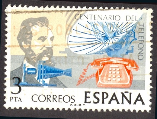 1976 Centenario del teléfono. Graham Bell - Edifil:2311