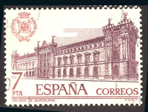 1976 Aduanas. Barcelona - Edifil:2328