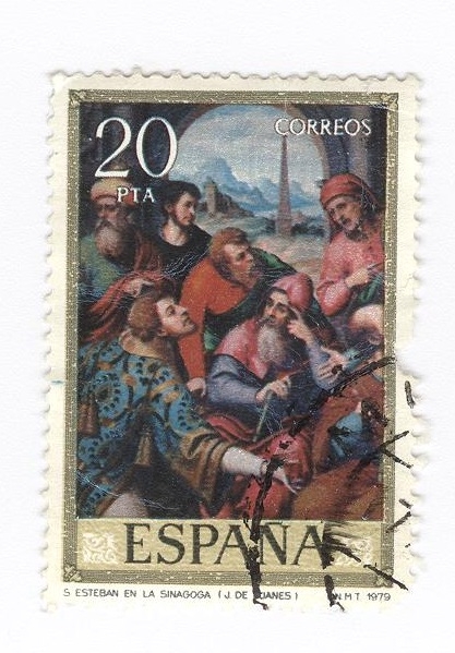 San Esteban en la Sinagoga(Juan de Juanes))