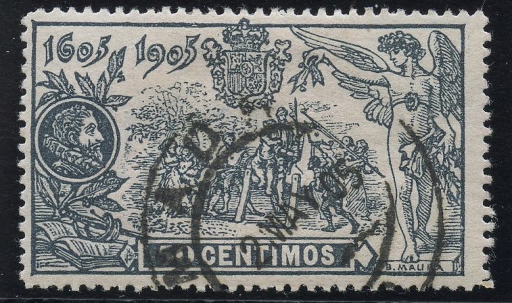 ESPAÑA 263 CENTENARIO DE LA PUBLICACION DEL QUIJOTE