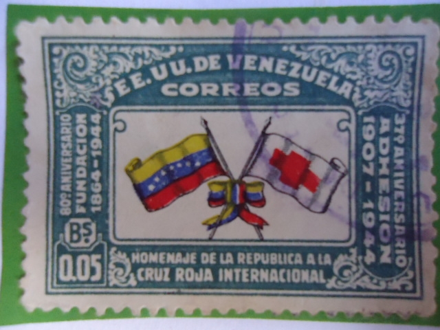 EE.UU de Venezuela-Homenaje de la República a la Cruz Roja Internacional