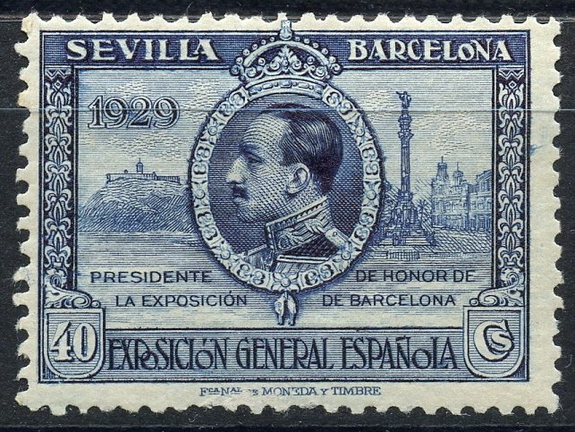 ESPAÑA 442 PRO EXPOSICIONES DE SEVILLA Y BARCELONA