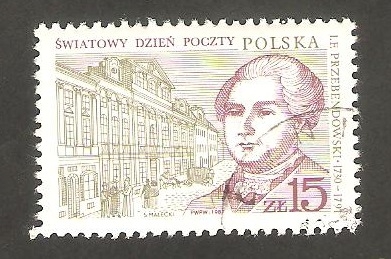 2930 - Día mundial de Correos, I. F. Przebendowski, director de Correos