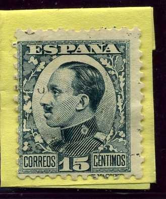 Alfonso XIII. Tipo Vaquer de Perfil