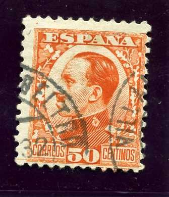 Alfonso XIII. Tipo Vaquer de Perfil