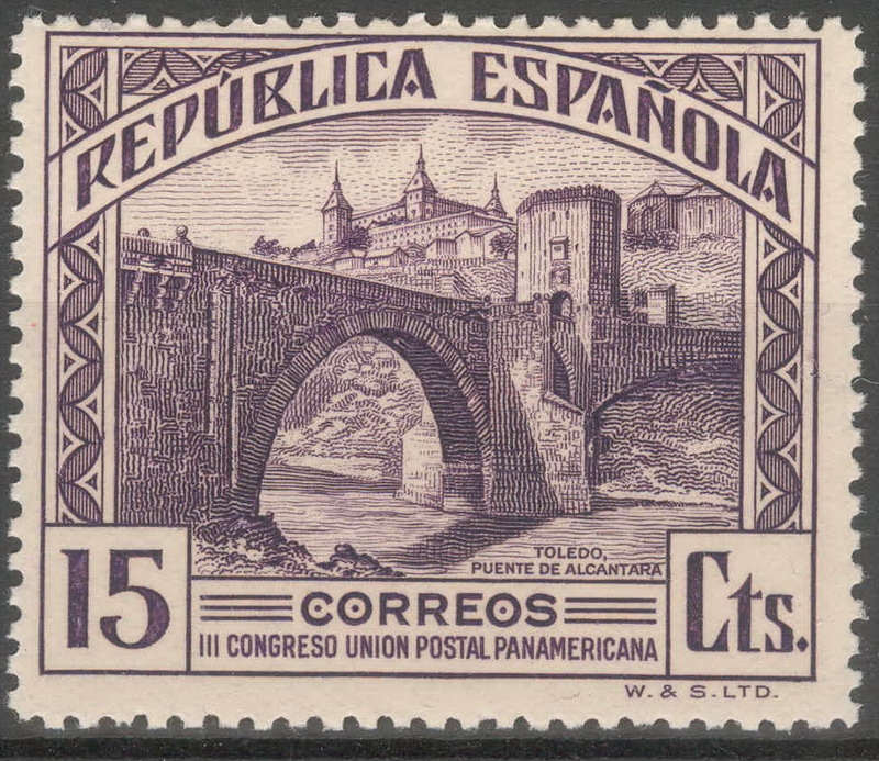 ESPAÑA 606 III CONGRESO DE LA UNION POSTAL PANAMERICANA