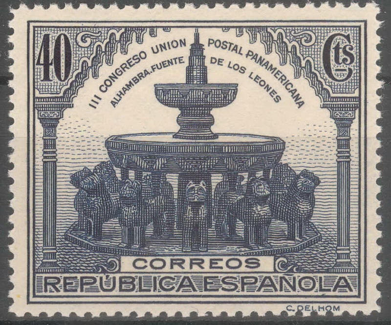 ESPAÑA 609 III CONGRESO DE LA UNION POSTAL PANAMERICANA