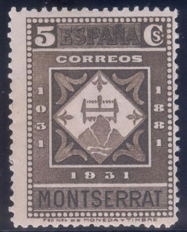 ESPAÑA 638 IX CENTENARIO DE LA FUNDACION DEL MONASTERIO DE MONTSERRAT