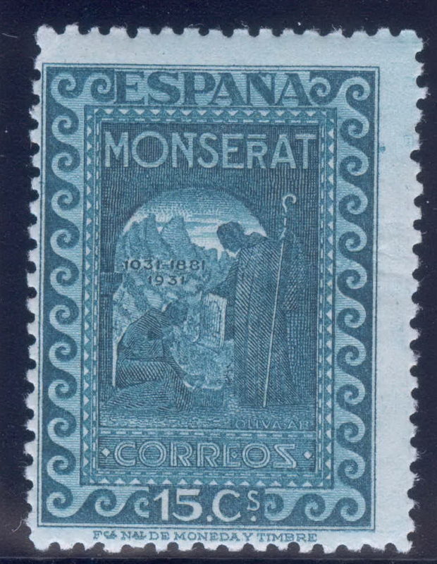 ESPAÑA 640 IX CENTENARIO DE LA FUNDACION DEL MONASTERIO DE MONTSERRAT