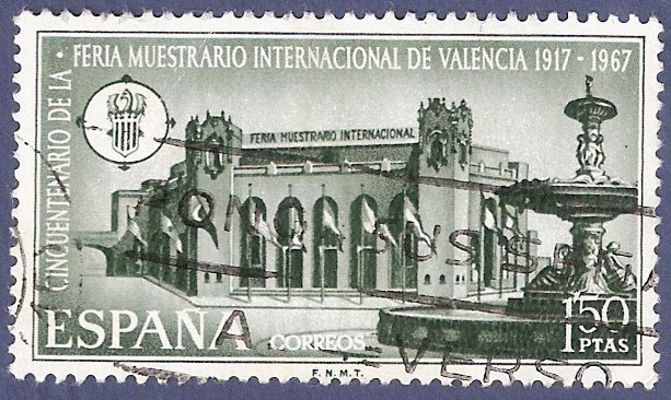 Edifil 1797 Cincuentenario Feria de Valencia 1,50