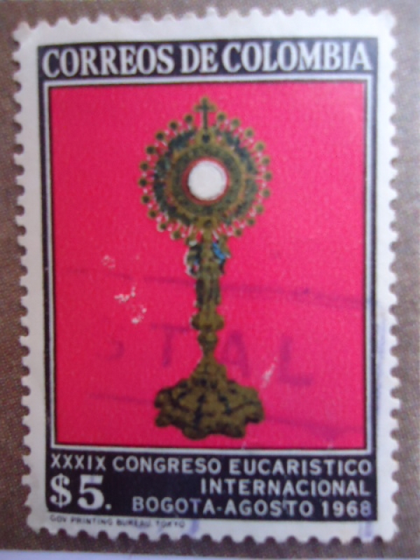 XXXIX Congreso Eucarístico Internacional,Bogotá Agosto 1968 - Santisimo 