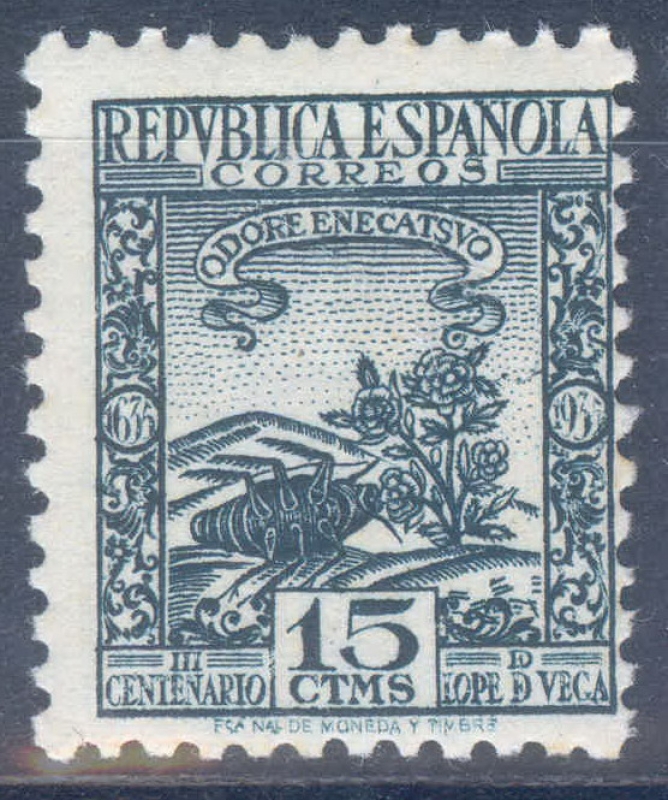 ESPAÑA 690 III CENTENARIO DE LA MUERTE DE LOPE DE VEGA