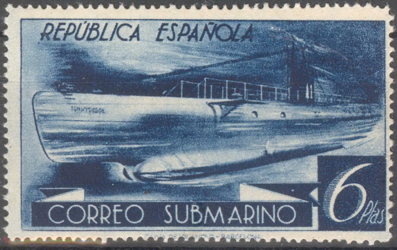 ESPAÑA 778 CORREO SUBMARINO