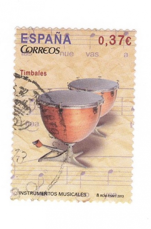 Instrumentos musicales.Timbales