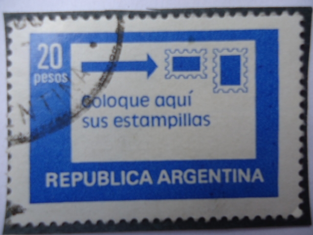 Coloque aquí sus Estampillas-República de Argentina