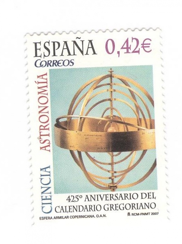 Edifil 4311.425 aniversario del calendario Gregoriano