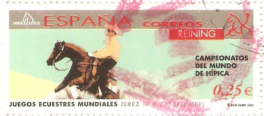 JUEGOS  ECUESTRES  MUNDIALES.  REINING.