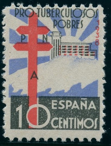 ESPAÑA 866 PRO TUBERCULOSOS