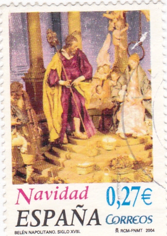 NAVIDAD- BELÉN NAPOLITANO S. XVIII  (9)