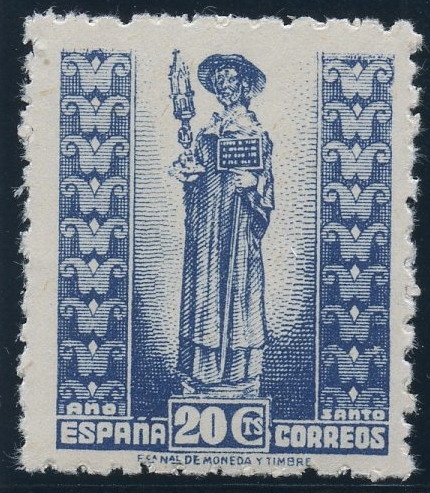 ESPAÑA 961 AÑO SANTO COMPOSTELANO 1943