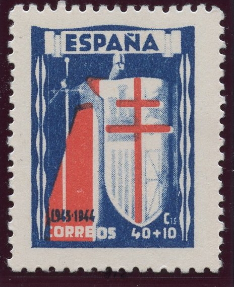 ESPAÑA 972 PRO TUBERCULOSOS 1943