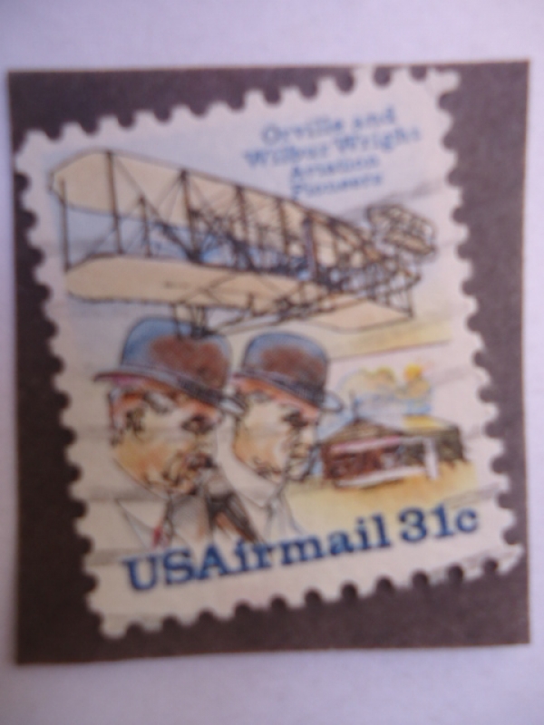 USA Irmail-Orville and Wilbur Wright Aviation Pionneerrs