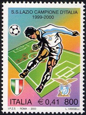 2352 - Lazio campeon de futbol 1999 - 2000