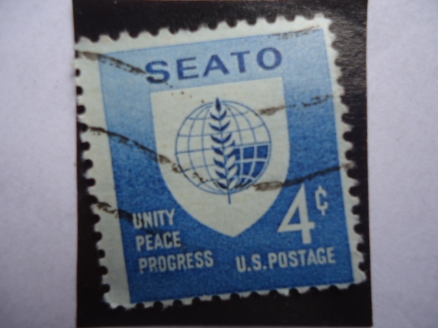 SEATO - Unity-Peace-Progress - La Unidad, la paz, el Progreso - Seato - U.S.Postage