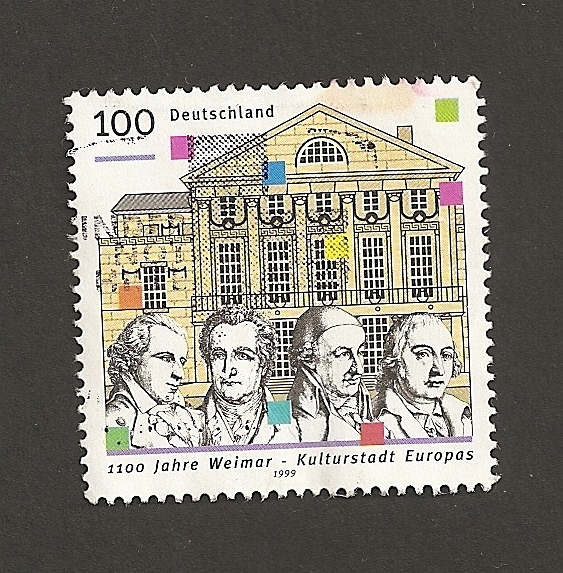 1100 Aniv de Weimar, ciudad de la cultura europea 1999