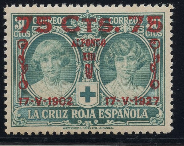 ESPAÑA 381 XXV ANIVERSARIO DE LA CORONACION DE ALFONSO XIII