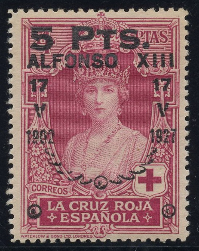 ESPAÑA 386 XXV ANIVERSARIO DE LA CORONACION DE ALFONSO XIII