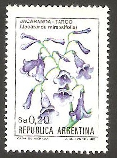  1354 - Flor jacaranda mimosifolia