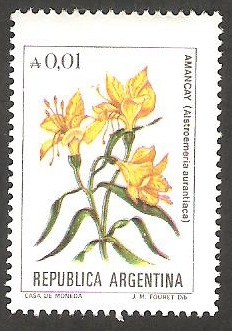 1471 - Flor Alstroemeria aurantiaca