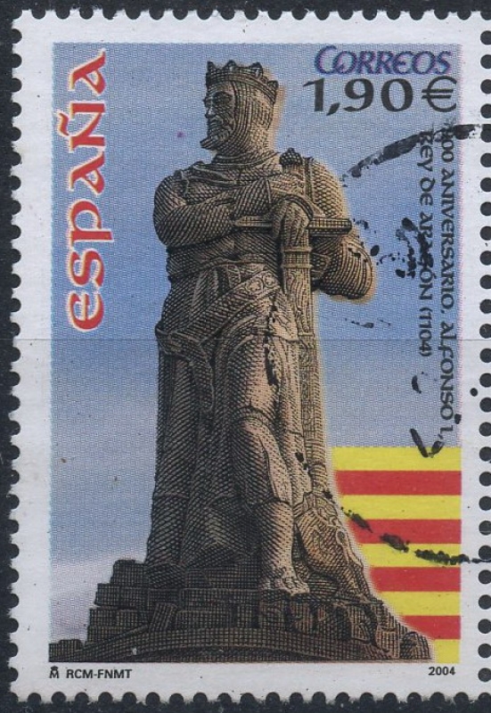 ESPAÑA 4127.01 900º ANIV. DE LA PROCLAMACION DE ALFONSO I EL BATALLADOR COMO REY DE ARAGON