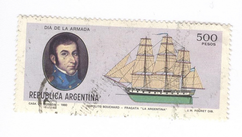 Dia de la armada.Fragata la Argentina