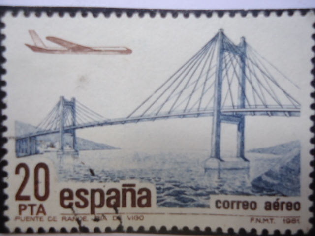 Ed. 2636 - Puente de Rande sobre la ria de Vigo-Pontevedra