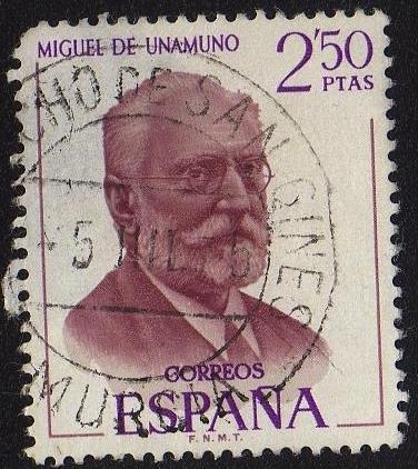 1994.-Literatos Españoles. Miguel de Unamuno (1864-1936)