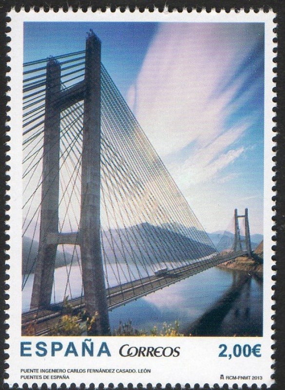 4817 -Puentes de España. Puente Ingeniero Carlos Fernández Casado. León.