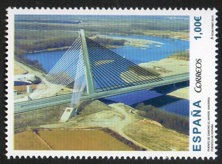 4805 -Puentes de España. Puente de Sancho el Mayor. Navarra.