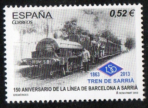 4800- -Efemérides: 150º aniversario de la linea de Barcelona a Sarria.