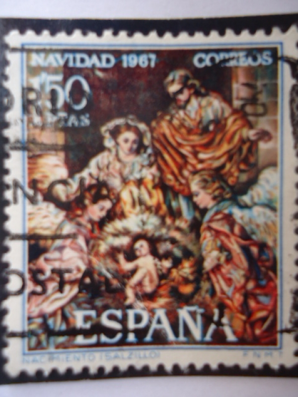 Ed. 1838 - Navidad 1967 - Nacimiento (Salzillo)