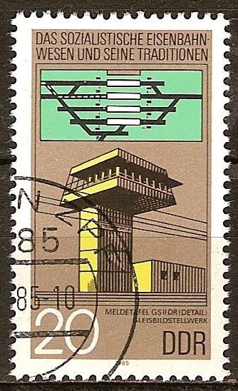 Las aplicaciones ferroviarias socialistas y tradiciones-DDR.