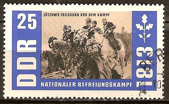 Lucha nacional por la liberación 1813. Lützows Freischar antes de la pelea(DDR).