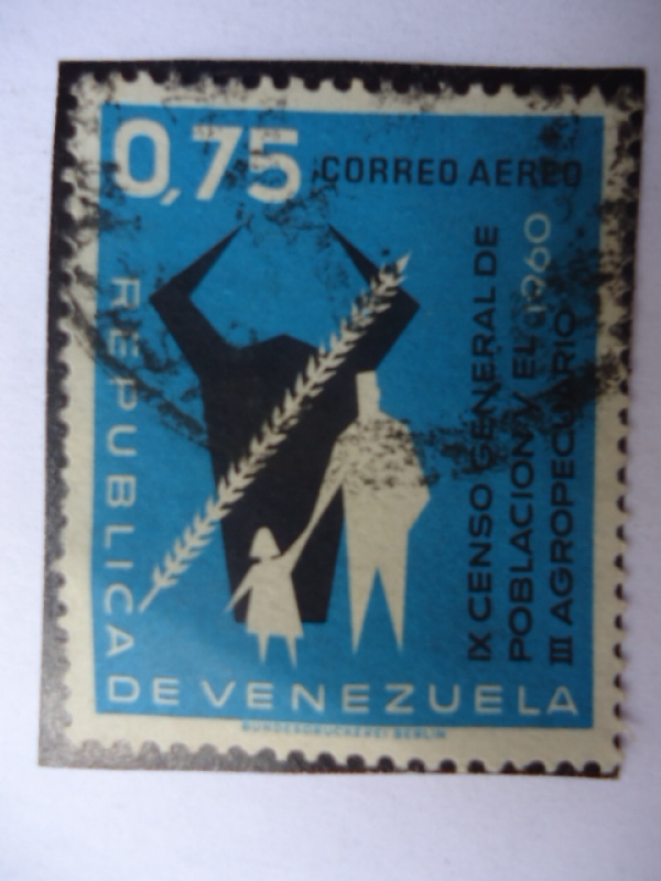 IX Censo General de Población  y el III Agropecuario 1960.