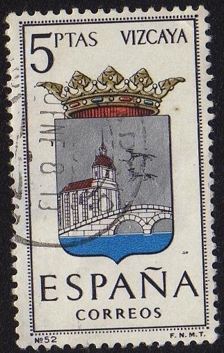 1699.-Escudos de las Capitales de Provincia Españolas. Vizcaya