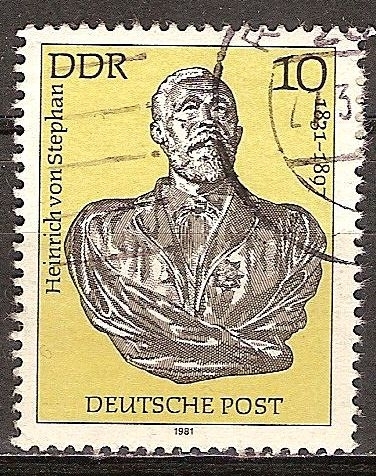 2236 - Heinrich von Stephan, fundador de U.G.P.