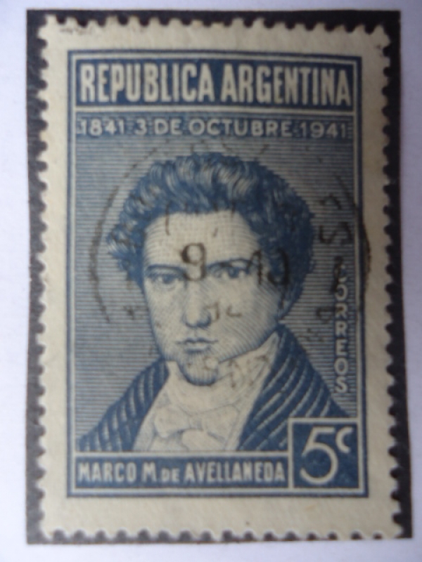 Centenario-(1841-1941-de la Muerte de Marco M. de Avellaneda 1813-1841