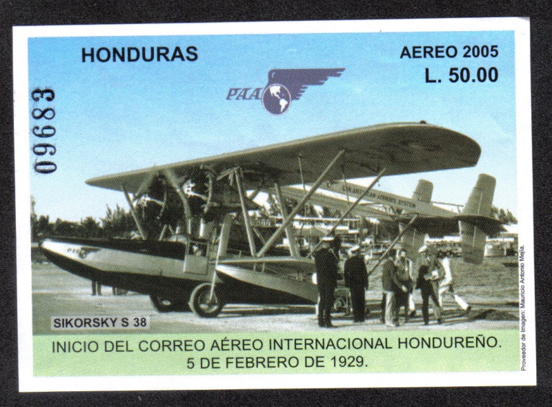 Inicio del Correo Aéreo Internacional Hondureño, 5 de Febrero de 1929